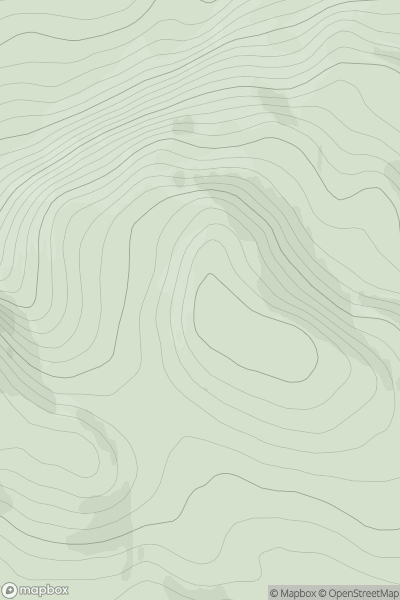 Thumbnail image for Meall a' Bhuirich [Scourie to Lairg] [NC310348] showing contour plot for surrounding peak